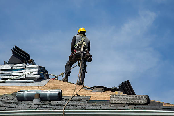 Professional Roof Replacement technician working in Marble Hill, MO